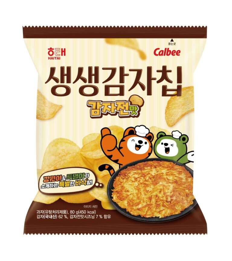 강원이&특별이 캐릭터를 담은 감자전맛 생생감자칩