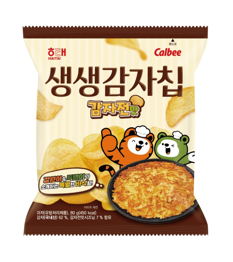 강원이&특별이 캐릭터를 담은 감자전맛 생생감자칩